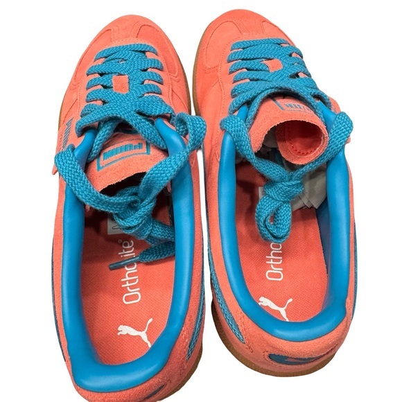 Puma Palermo Men’s Size 11 Peach Frost Tropical Blue BNIB Eye-Catching Colorway. - Picture 6 of 7